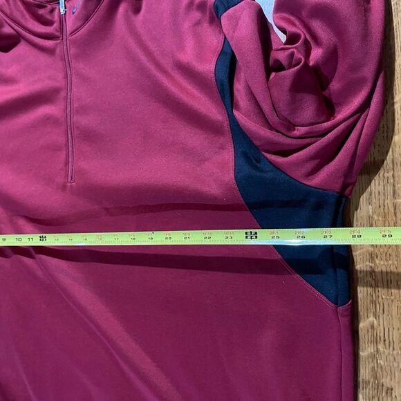 Nike Golf Therma Fit Long Sleeve 1/4 Zip Pullover XXL Men’s Burgundy NWOT - Picture 6 of 10